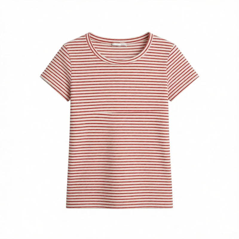 تی‌شرت آستین کوتاه دخترانه کیابی مدل لوپی راه