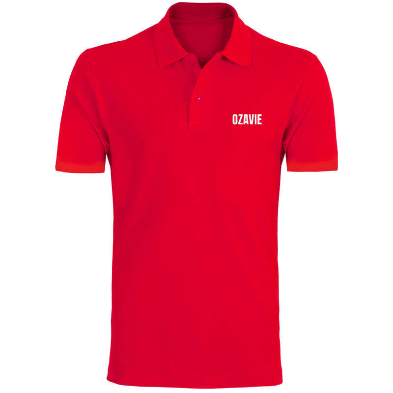پولوشرت آستین کوتاه مردانه مدل X103 رنگ قرمز