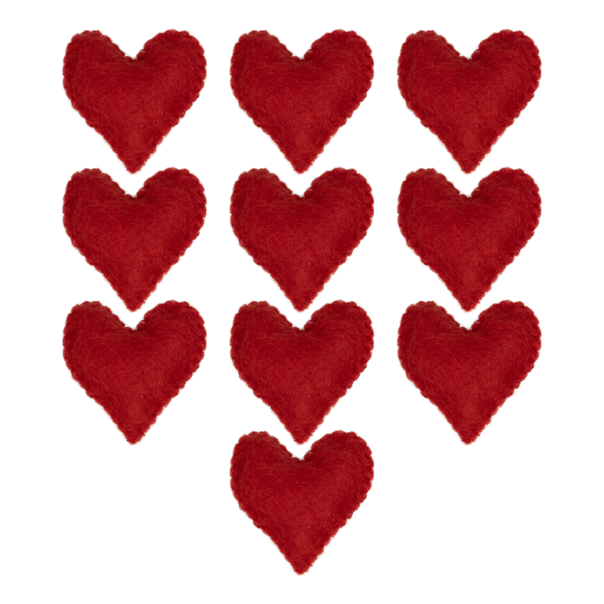 ابزار تزیینی کادو طرح قلب مدل ۰۹۷ بسته ۱۰ عددی