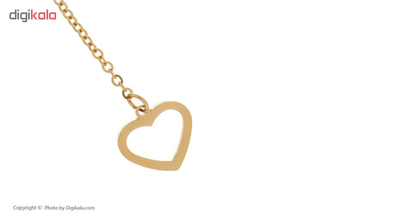 آویز ساعت بهارگالری طرح قلب کد 212034