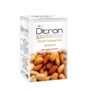 صابون گلیسرینه دیترون سری Almond Oil مدل Softening وزن 110 گرم