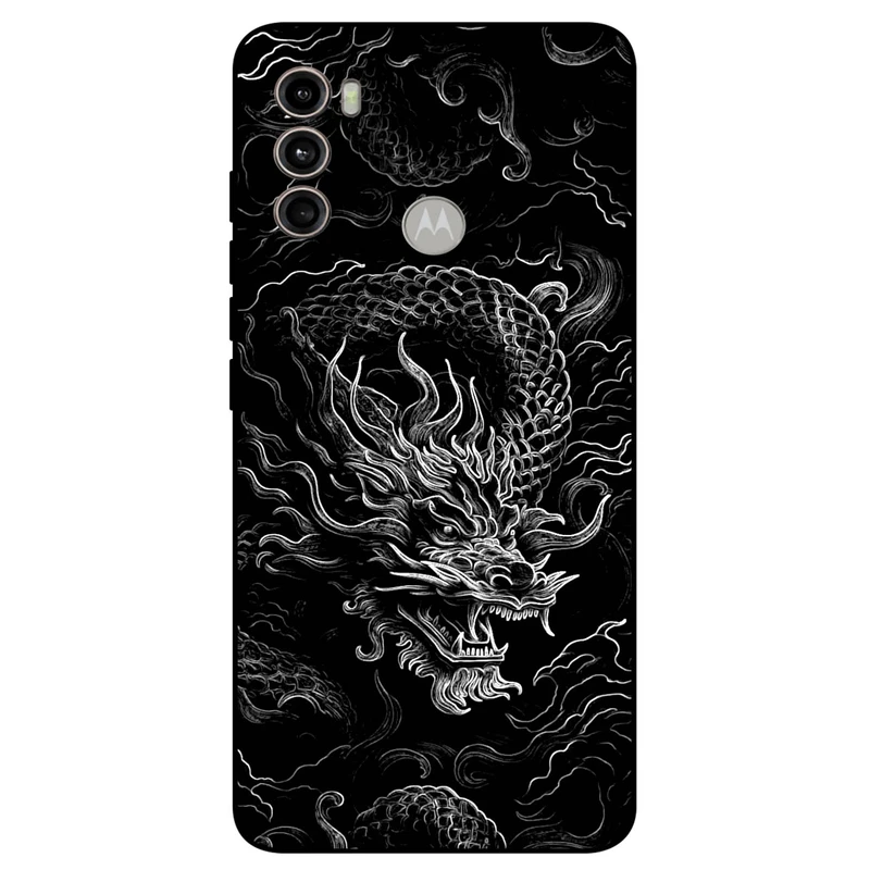 کاور مگافون طرح اژدها مدل 1897 مناسب برای گوشی موبایل موتورولا Moto G60