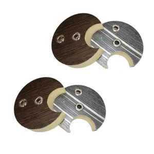 پایه لوله چوب لباسی MDF بسته 4 عددی