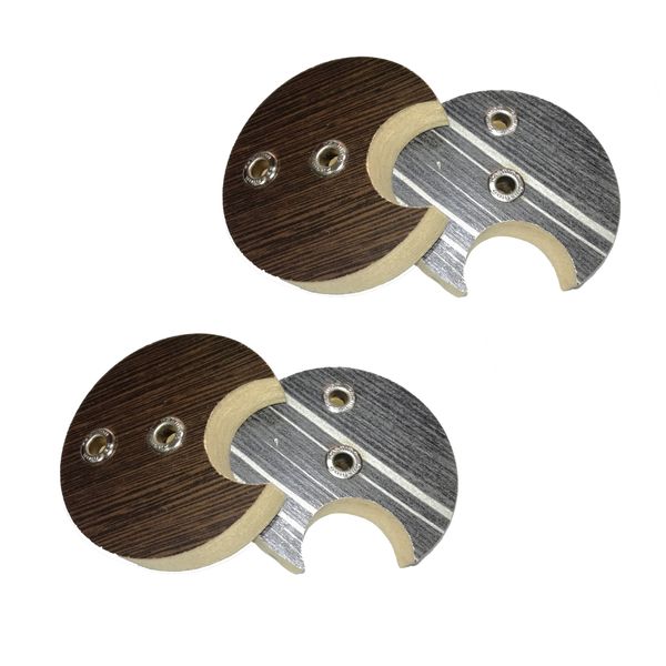 پایه لوله چوب لباسی MDF بسته 4 عددی پایه لوله چوب لباسی MDF بسته 4 عددی