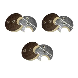 پایه لوله چوب لباسی MDF بسته 6 عددی