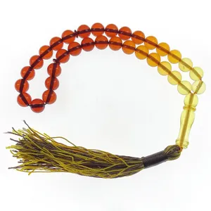 تسبیح سلین کالا مدل کهربا 33 دانه کد 1