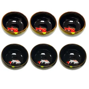 پیاله طرح ماهی مجموعه 5 عددی