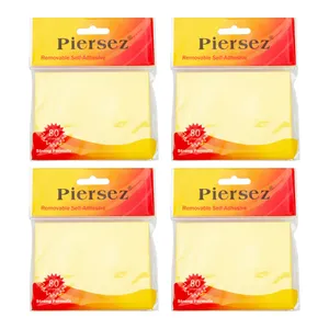 استیکر  80 برگ پییرسز کد PZB0047 مدل نئونی  بسته 4 عددی