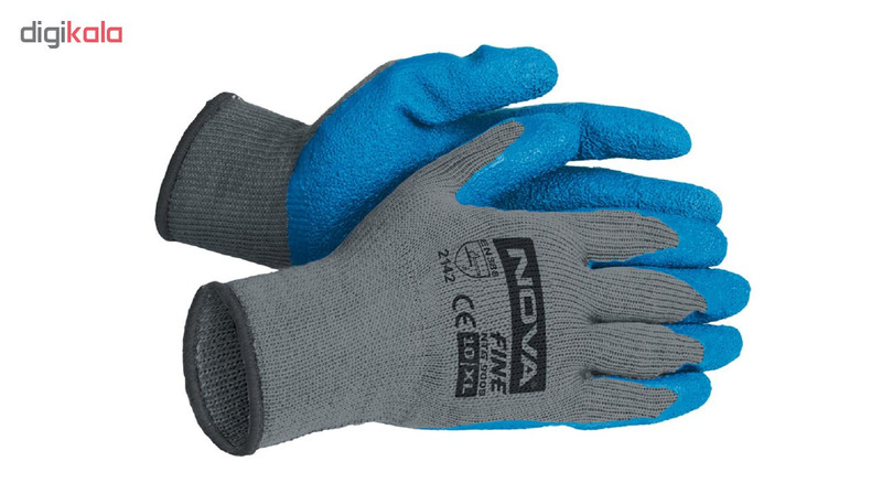 دستکش ایمنی نووا مدل NTG9009 بسته 4 عددی