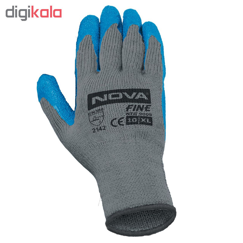 دستکش ایمنی نووا مدل NTG9009 بسته 4 عددی