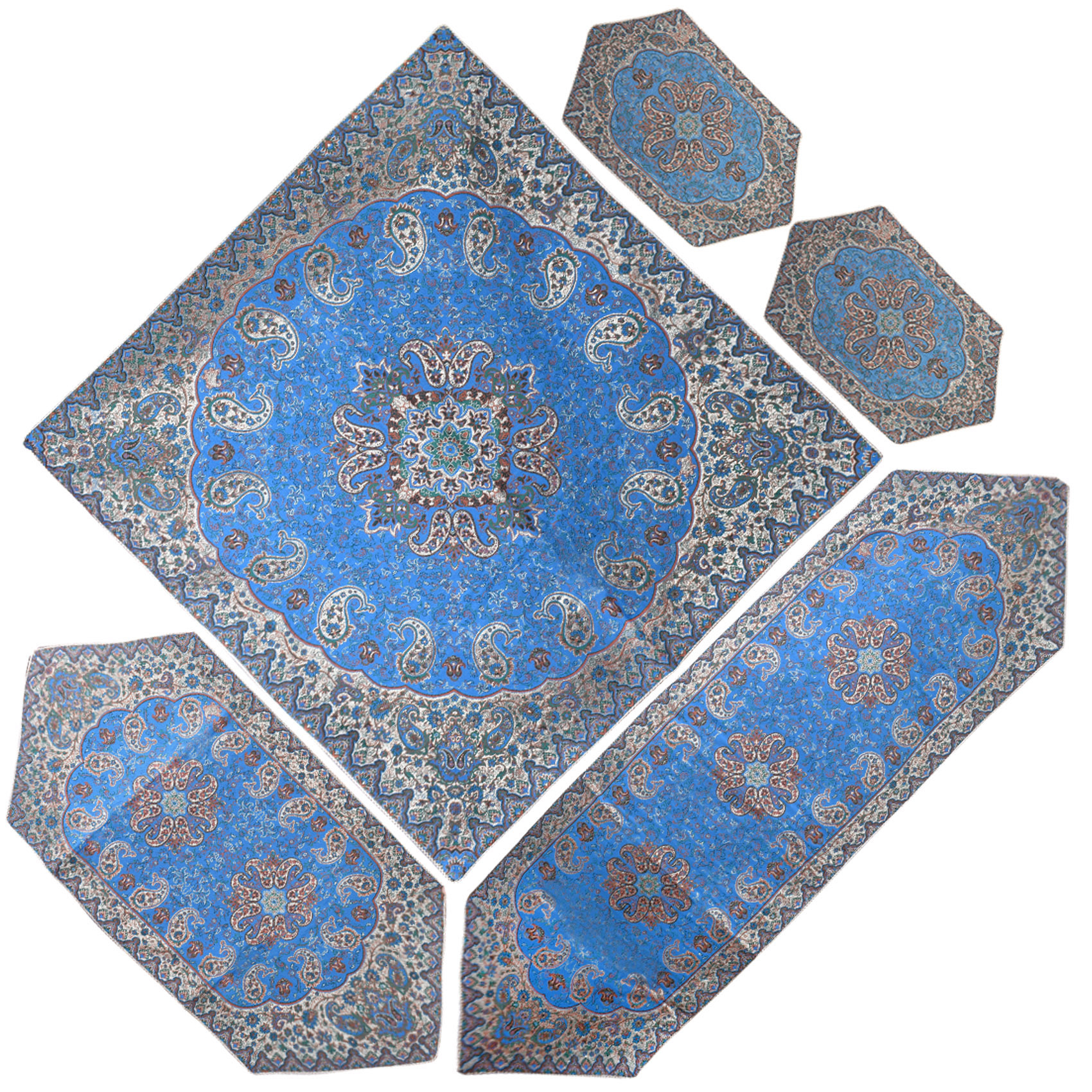 رومیزی ترمه ABINILI5/5 مجموعه 5 عددی