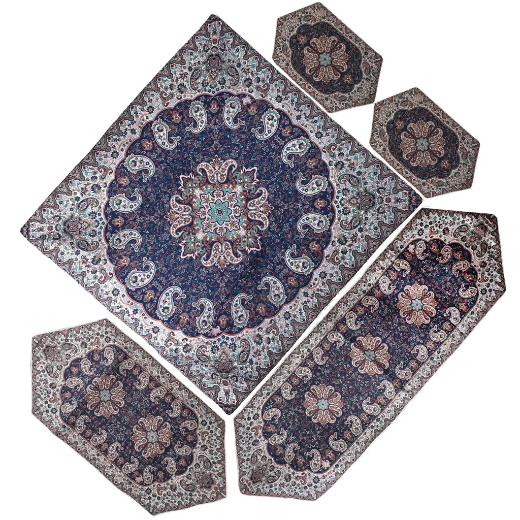 رومیزی ترمه مدل SORMEHE5/5 مجموعه 5 عددی