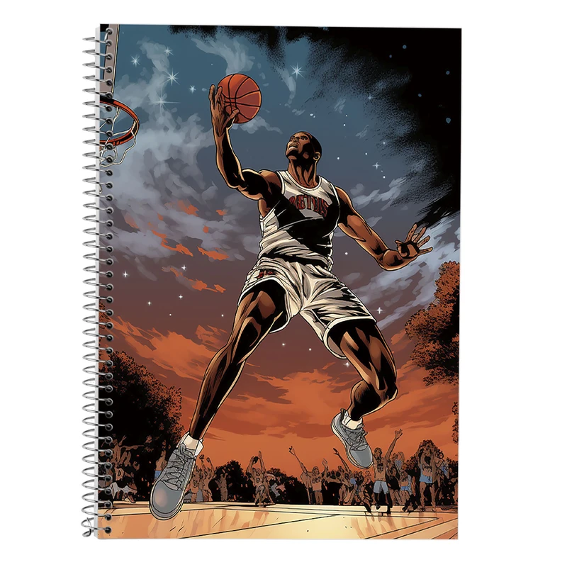 دفتر زبان 50 برگ مدوپد مدل سه خط طرح Gintama کد DF2573