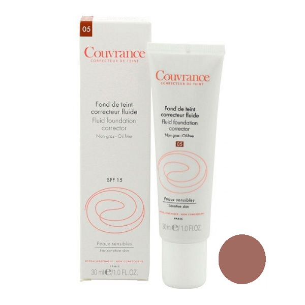 کرم پودر اون سری Courvrance مدل Natural شماره 05 حجم 30 میلی لیتر