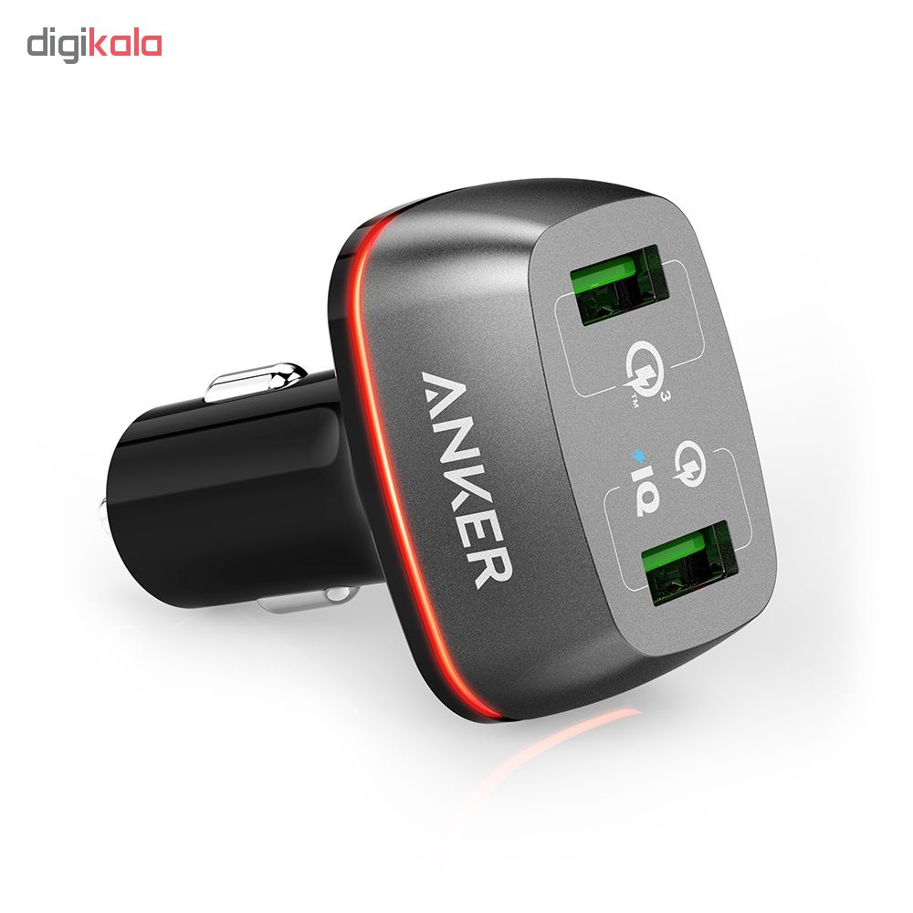 شارژر فندکی انکر مدل A2224 به همراه کابل microUSB