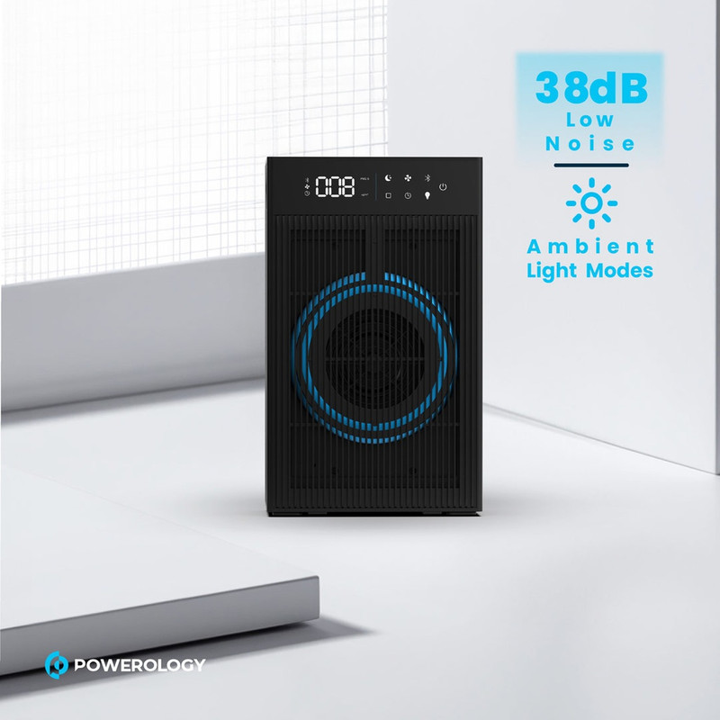 دستگاه تصفیه کننده هوای خانگی سه مرحله ای پاورولوژی مدل smart air purifier