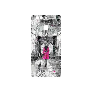 MAHOOT Collage of Catwalk Bridge Cover Sticker for Huawei P9