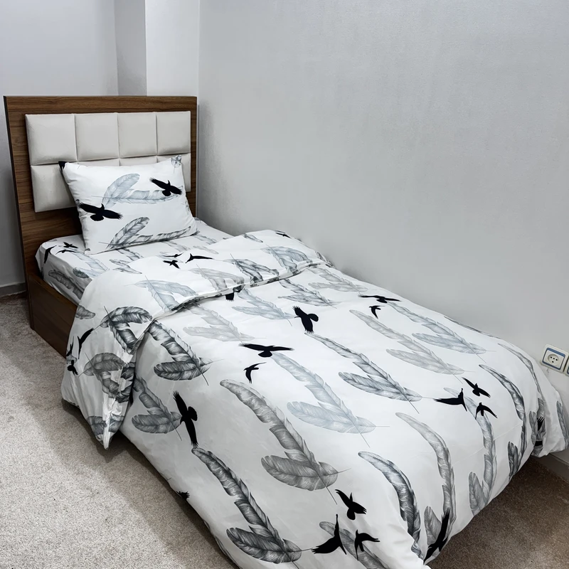 سرویس ملحفه 1 نفر 3 تکه ناتوسا مدل پرواز کد 90