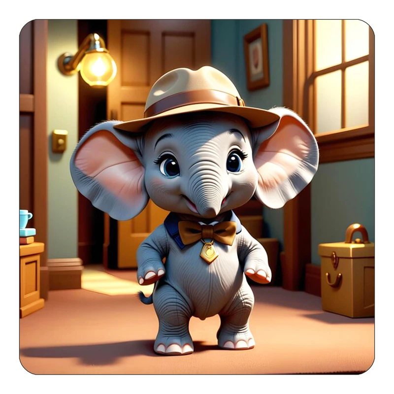 مگنت کاکتی طرح حیوانات کارتونی مدل mp27927