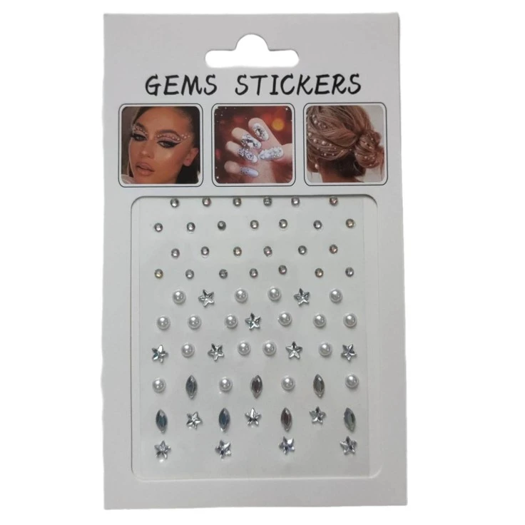 نگین صورت مدل ستاره و اشک بسته ۶۰ عددی