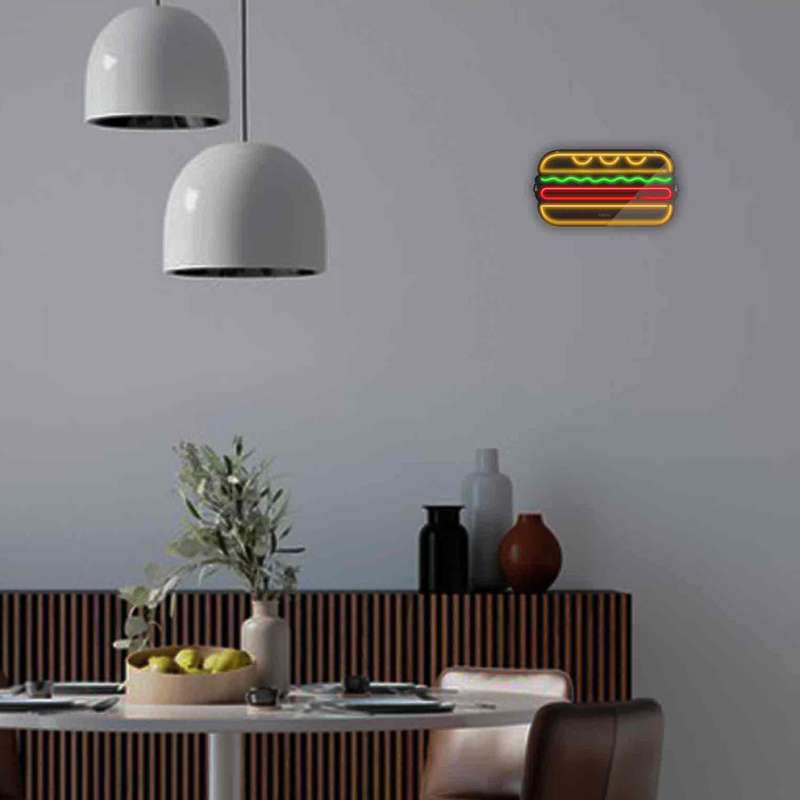 چراغ دیواری نئون دیزاین مدل Sandwich-BL_MLC