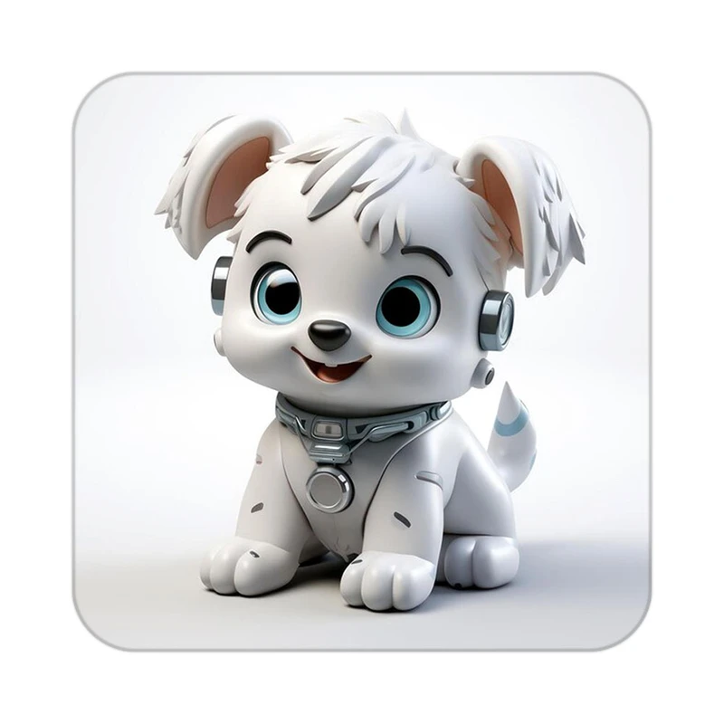 زیر لیوانی کاکتی طرح حیوانات کارتونی مدل mp27541