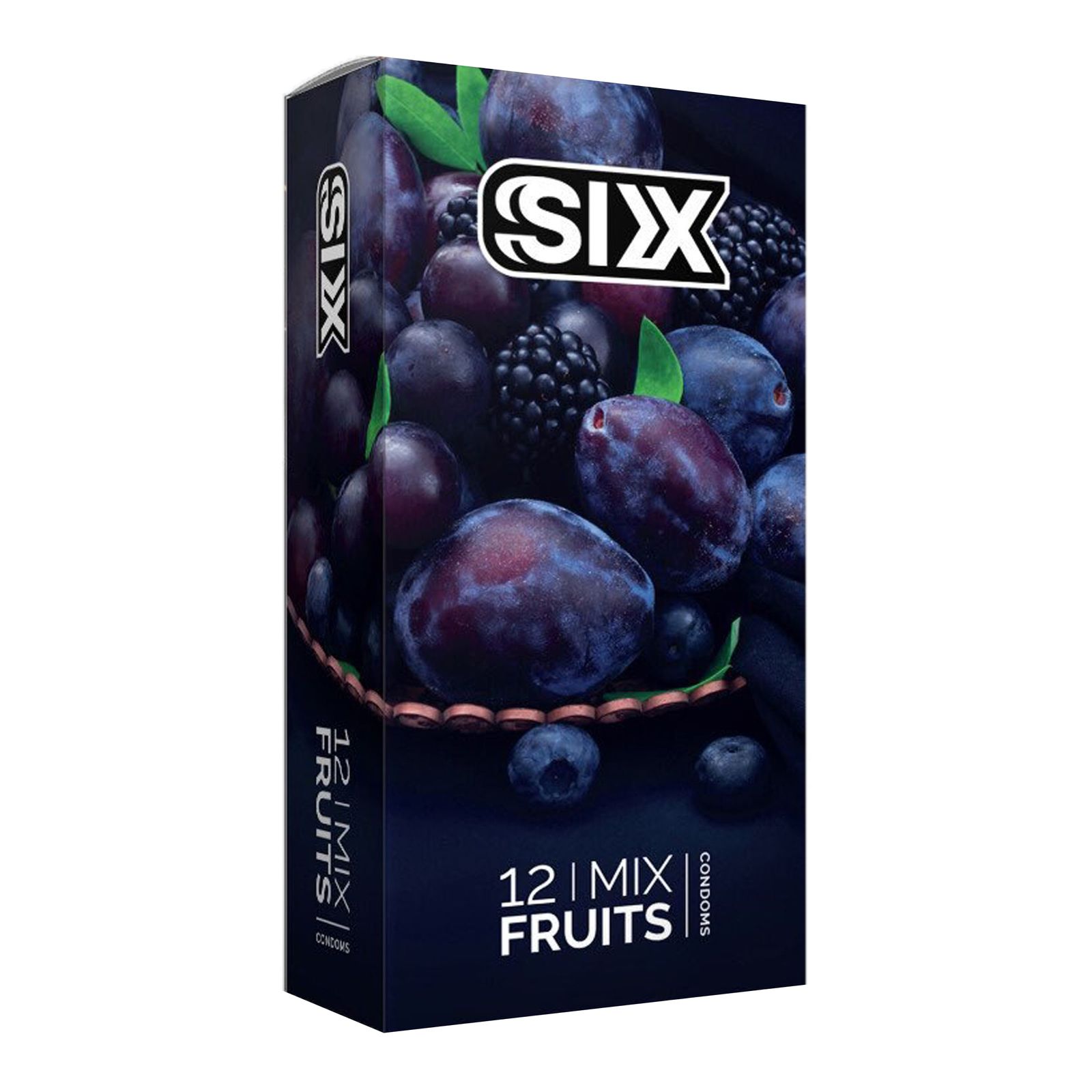 کاندوم سیکس مدل Mix Fruits بسته 12 عددی -  - 1