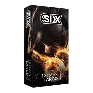 SIX Super Largo Condom 12 Packs