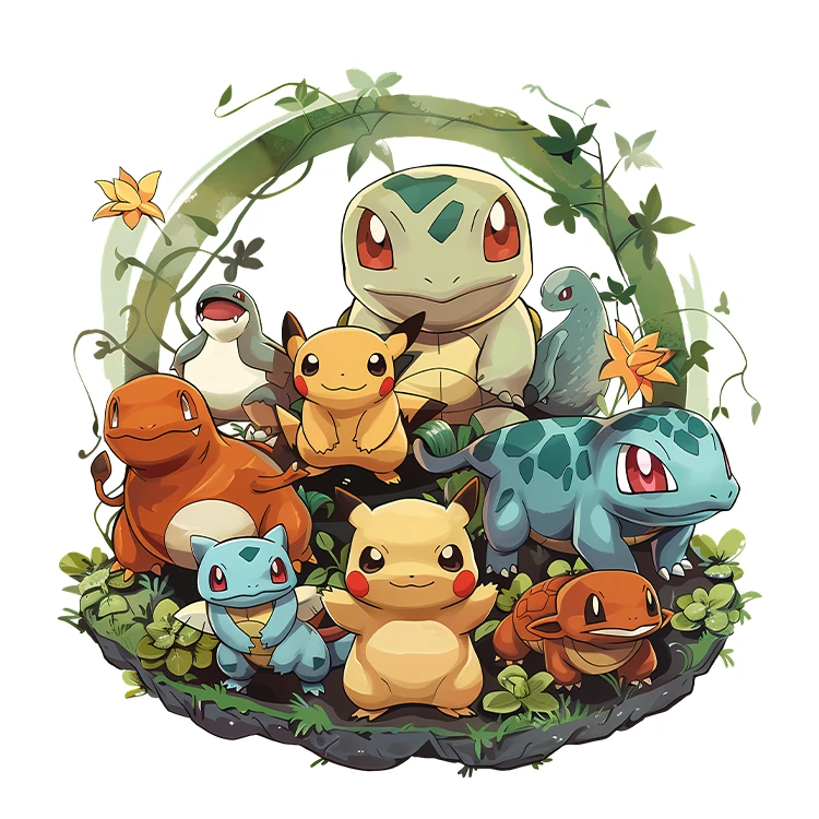 استیکر پارچه و لباس پاد آفرین مدل کارتونی کد S008