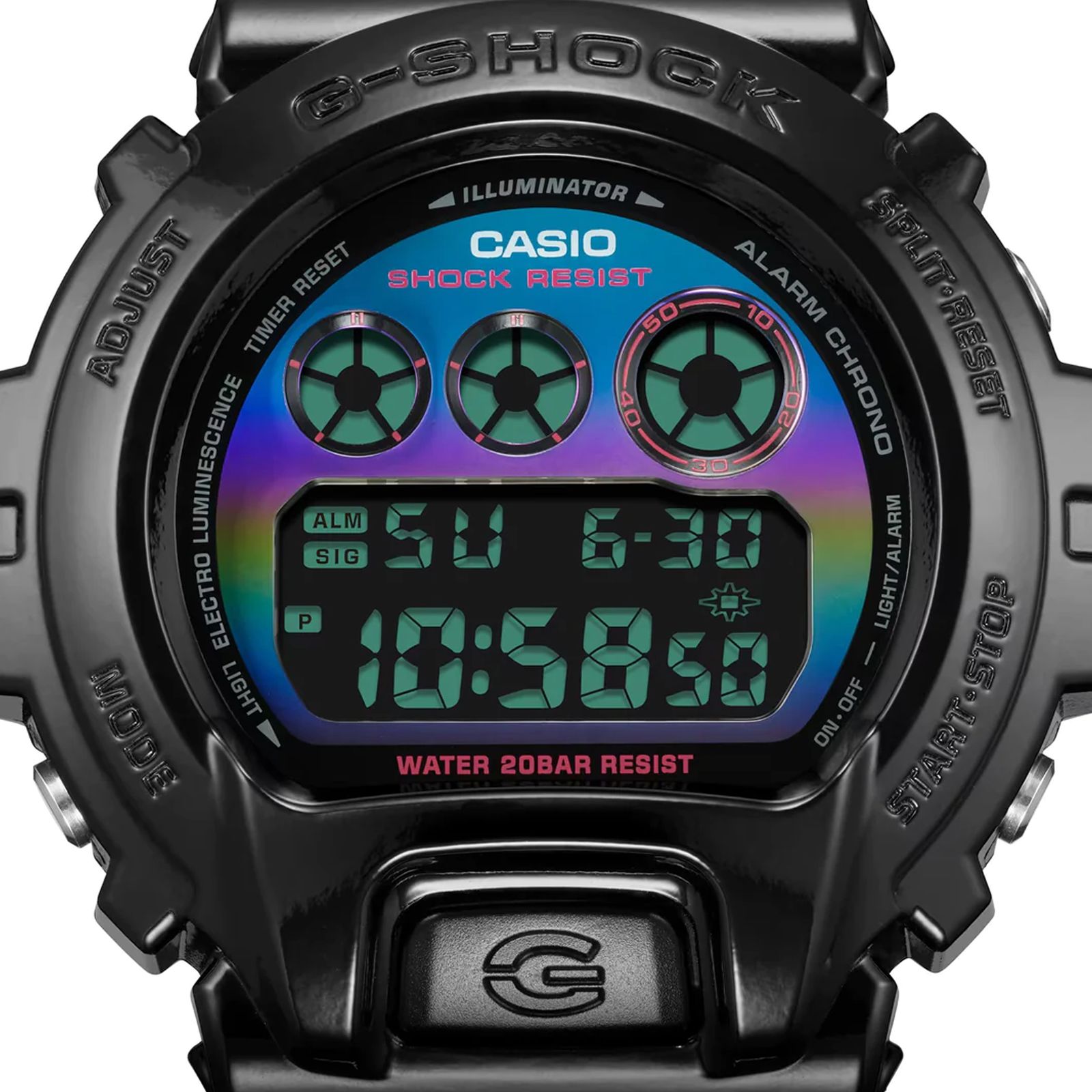 ساعت مچی دیجیتال مردانه کاسیو مدل DW-6900RGB-1DR -  - 2