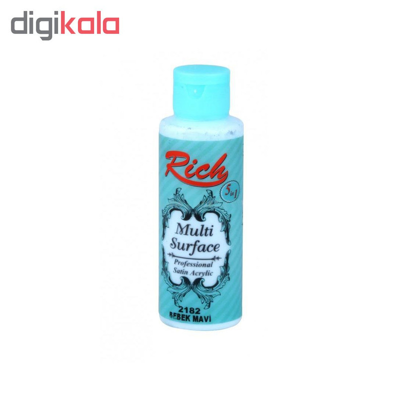 رنگ مولتی سرفیس ریچ کد 2182 آبی نوزادی حجم 130میلی