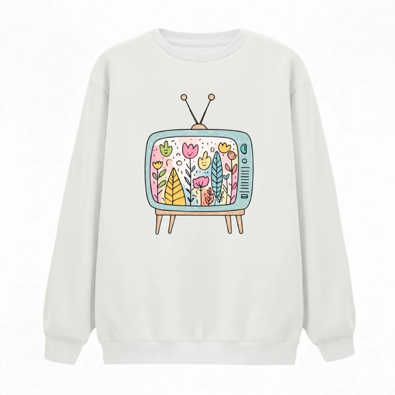 سویشرت زنانه مدل تلویزیون 