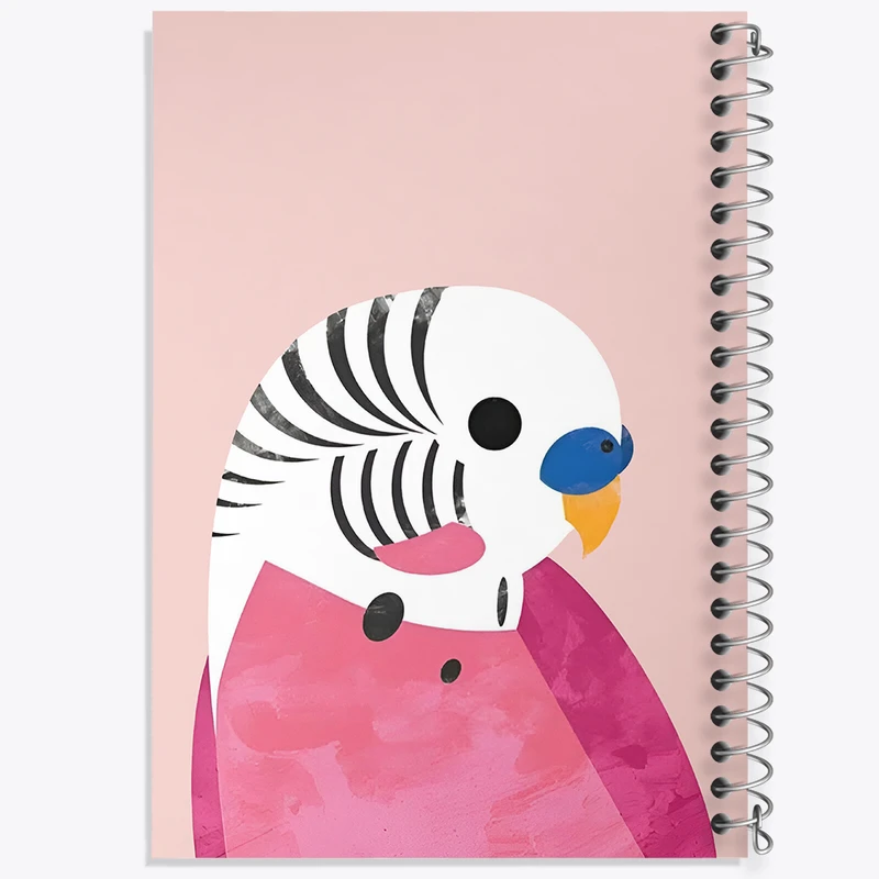 دفتر نقاشی 50 برگ خندالو طرح مرغ عشق کیوت کد N5111