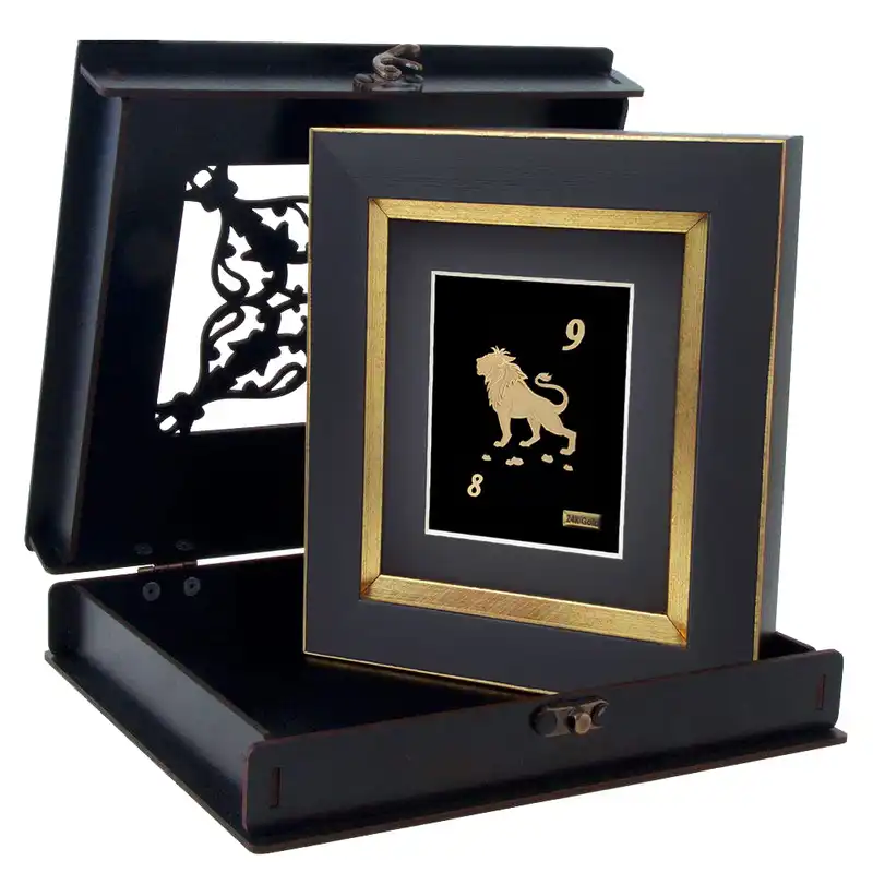 تابلو طلاکوب زرین هنر ایران مدل ماه تولد مرداد