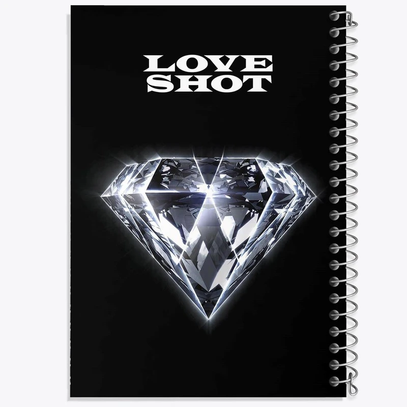 دفتر مشق 50 برگ خندالو مدل گروه اکسو EXO کد 13644