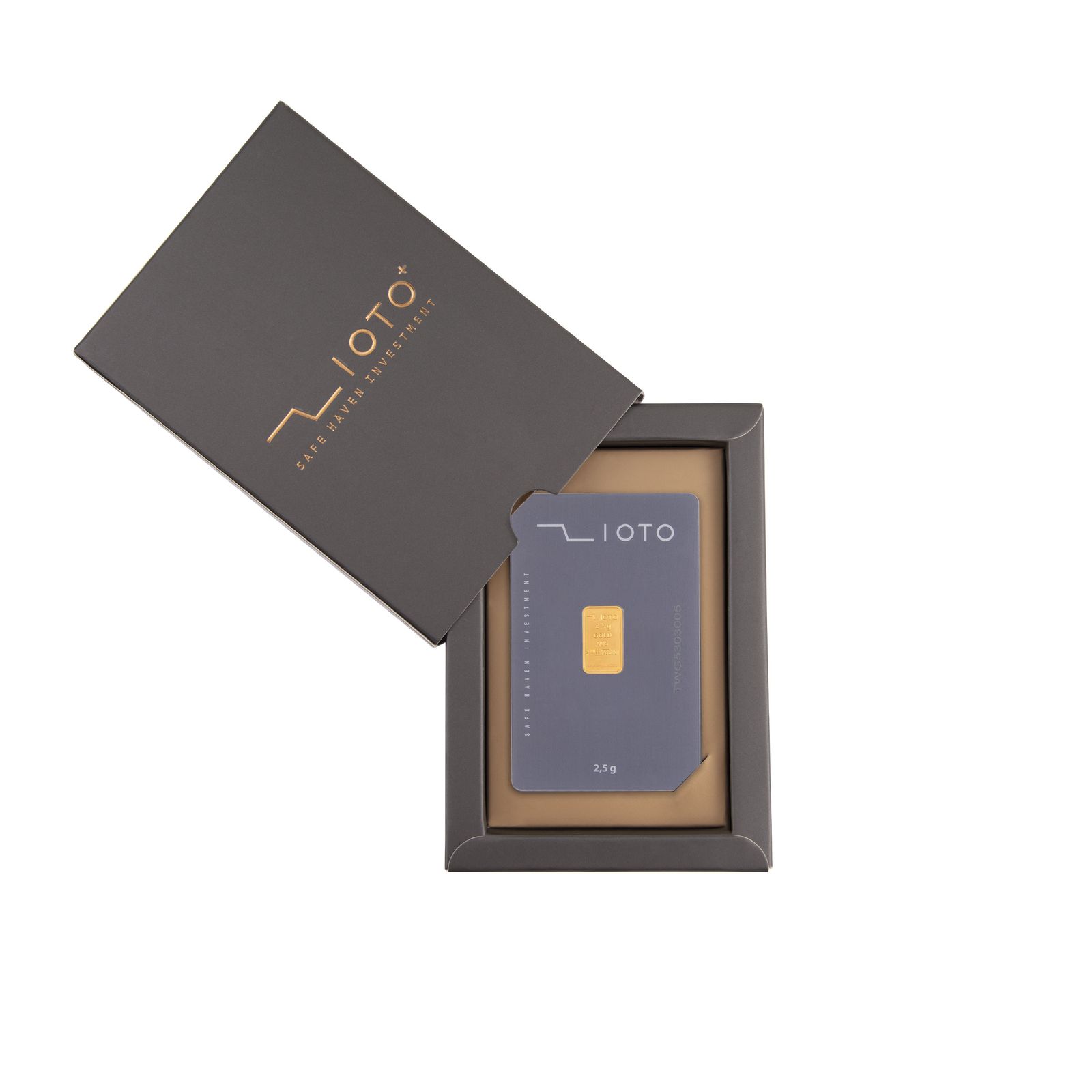 شمش طلا 24 عیار زیوتو مدل DDD-Au-p2.5 - - 2