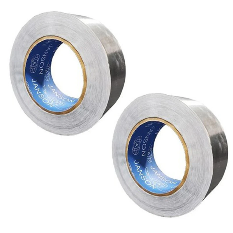 نوار چسب آلومینیوم جانسون مدل AL-Janson 2x48mmx25yd بسته دو عددی