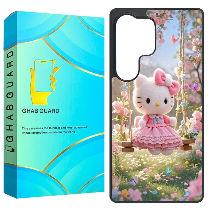 کاور قاب گارد طرح کیتی مدل GS25U مناسب برای گوشی موبایل سامسونگ Galaxy S25 Ultra 