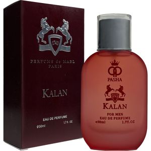 ادوپرفیوم مردانه و زنانه پاشا مدل کالان مارلی با رایحه گرم و شیرین حجم 50 میلی‌لیتر