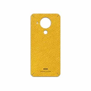 MAHOOT Mustard-Leather Cover Sticker for Nokia 5.4