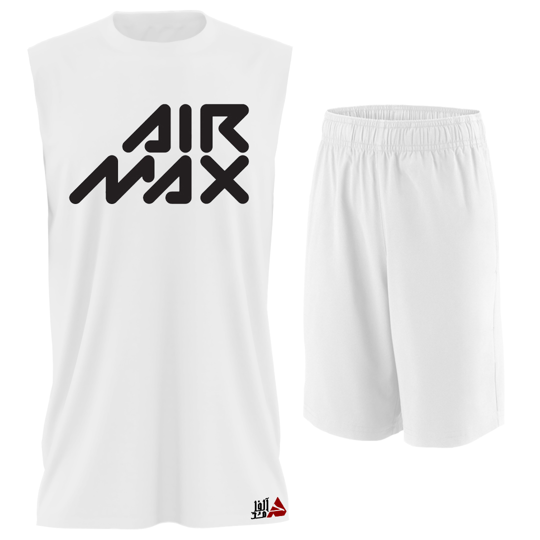 ست تاپ و شلوارک مردانه آلفامد مدل  air max کد TPSM049