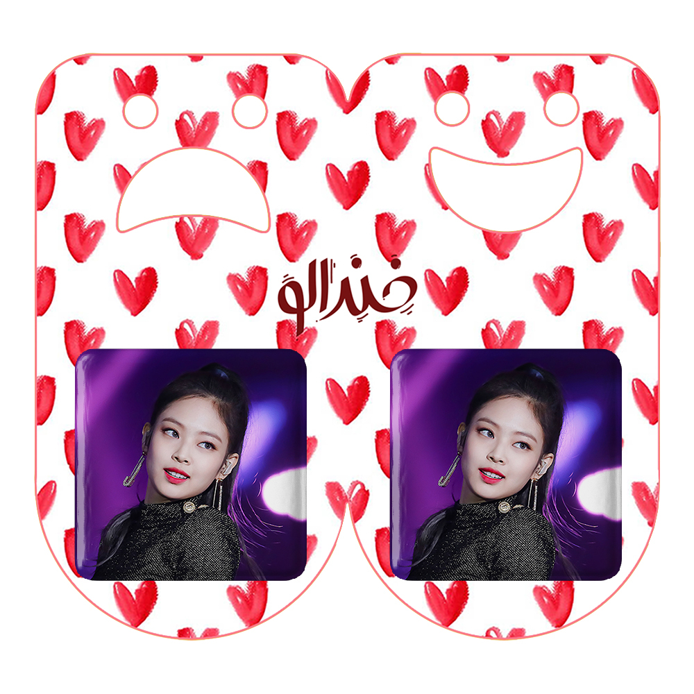 پیکسل خندالو مدل جنی بلک پینک کد 14042 به همراه مگنت