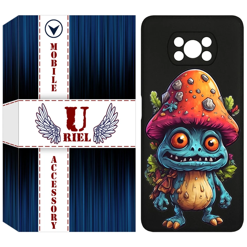 کاور یوریل مدل KSH کد 47 طرح قارچ مناسب برای گوشی موبایل شیائومی Poco X3 / Poco X3 Pro