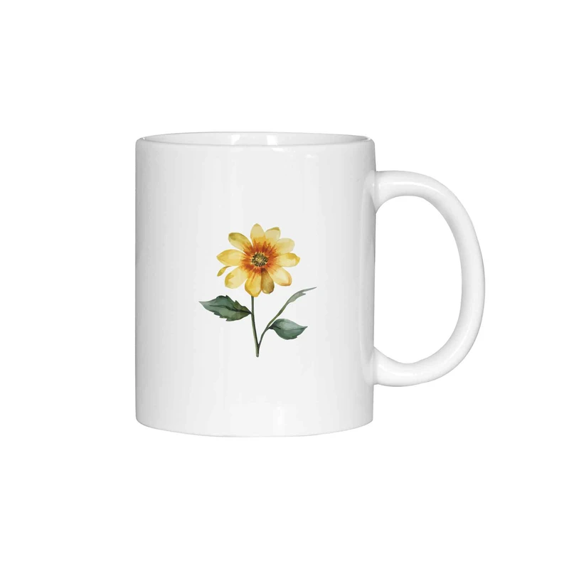 ماگ ژالینو طرح گل کد 001