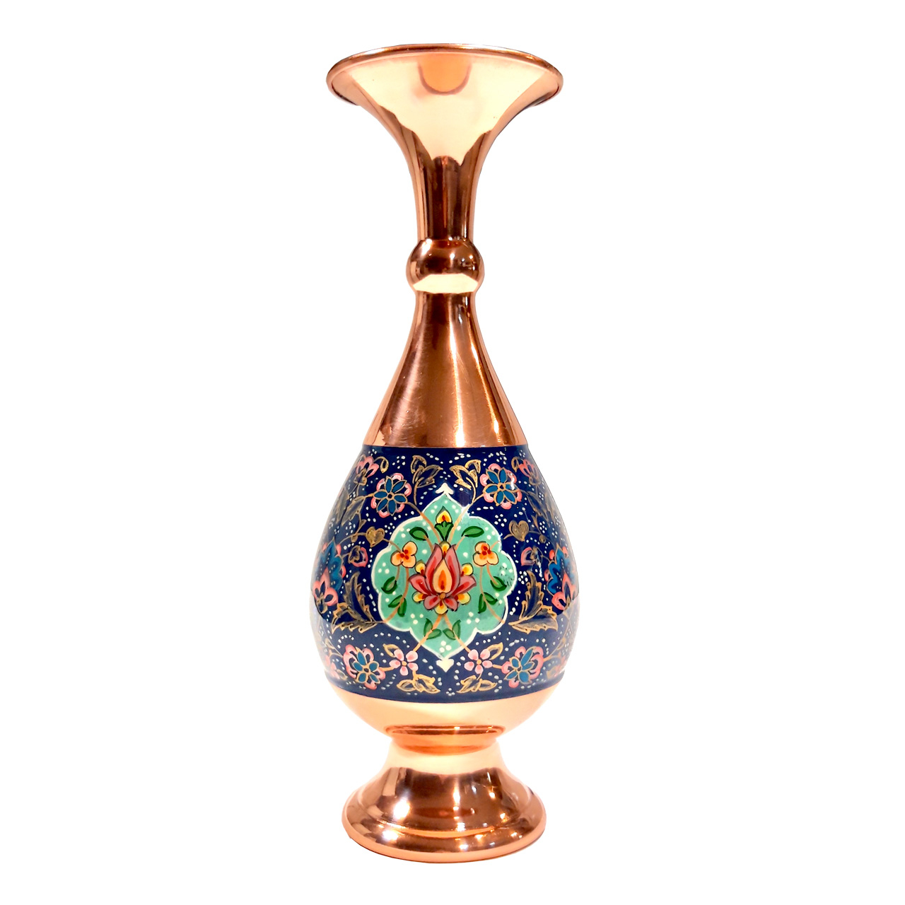 گلدان مسی طرح پرداز