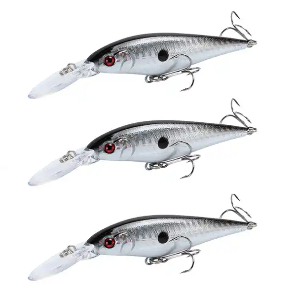 طعمه ماهیگیری مدل لور خشک بسته 3 عددی