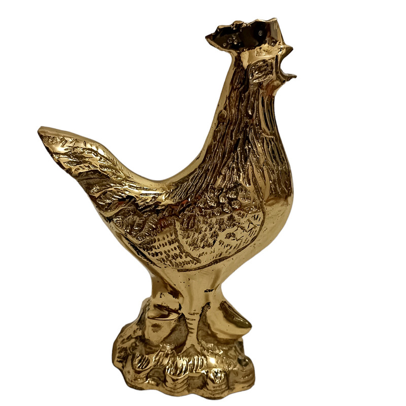 دکوری برنجی مدل خروس کد H-3017