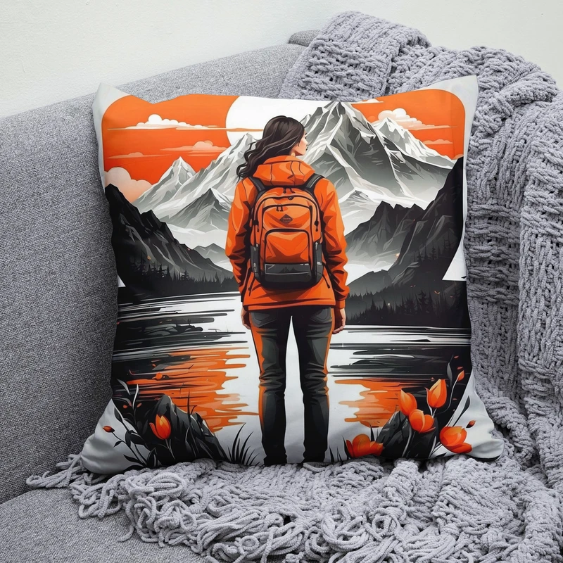 کوسن پاد آفرین مدل کوهنوردی و سفر طرح کمپ کد B805