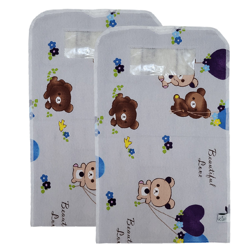 کاور لباس کودک  مدل خرس بادکنکی کد 347 مجموعه دو عددی