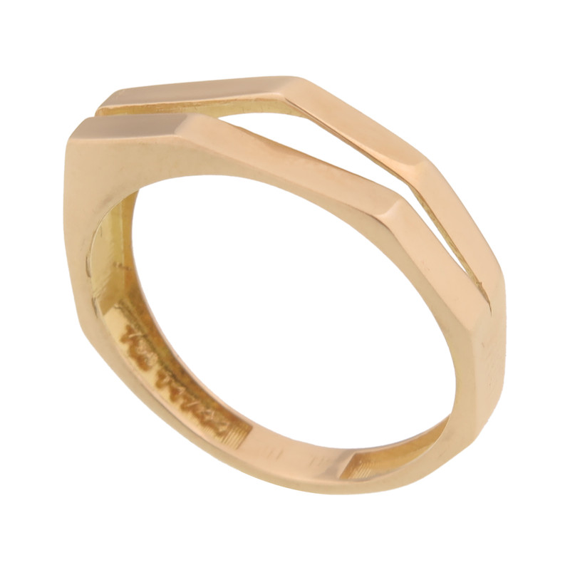 انگشتر طلا 18 عیار زنانه گالری یارطلا کد AN21-7